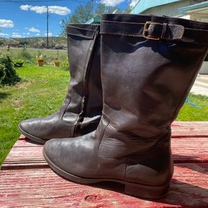 Ralph Lauren Brown Leather Boots